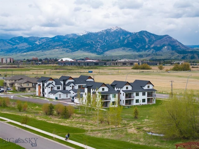 view of mountain background