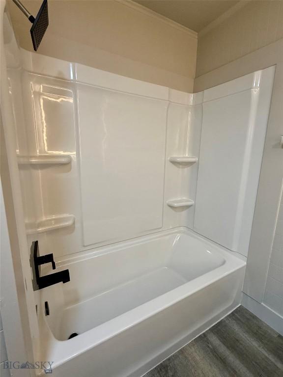 1820 Utah, Butte, MT 59701 - full bathroom with wood finished floors and  shower combination