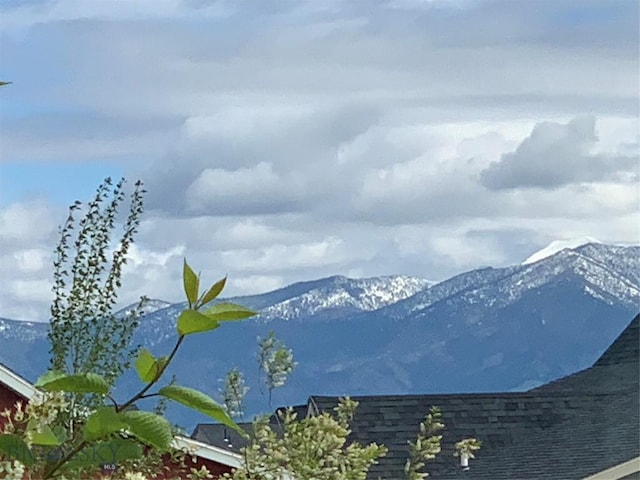 view of mountain background