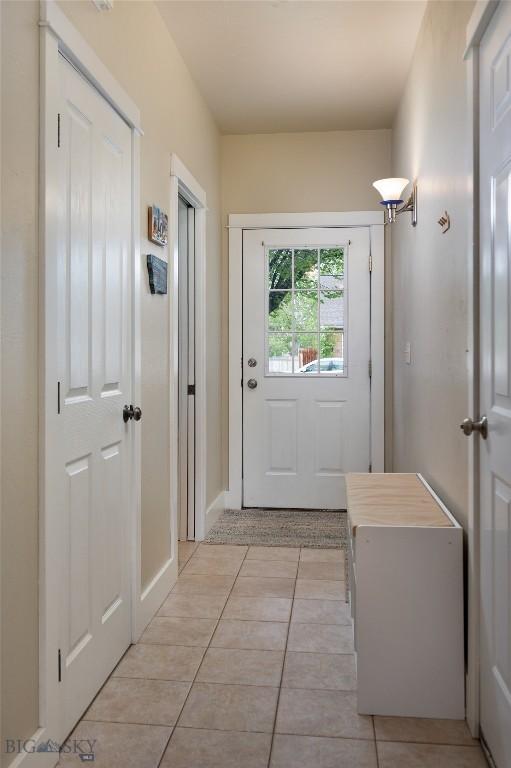 128 Droulliard Ave, Bozeman, MT 59718 - entryway featuring light tile patterned floors
