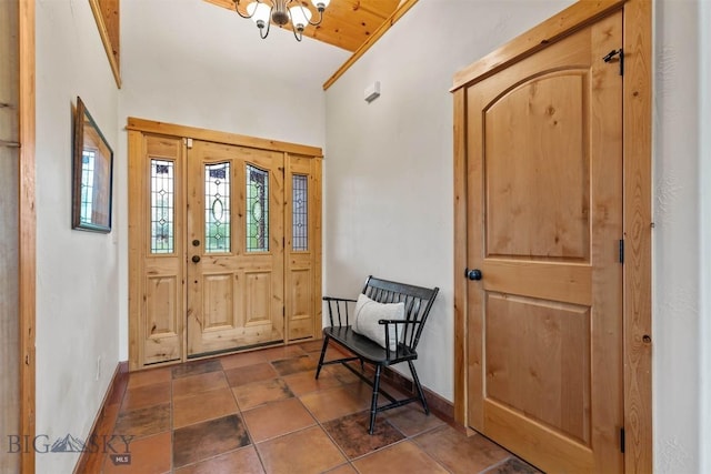 64 Shandalyn Ln, Bozeman, MT 59718 - foyer entrance featuring a chandelier and baseboards
