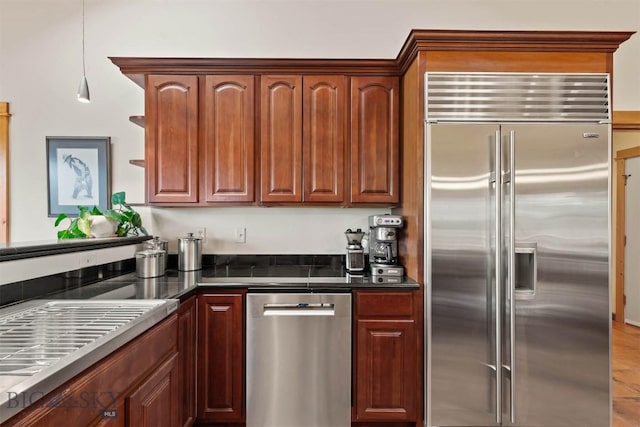 64 Shandalyn Ln, Bozeman, MT 59718 - kitchen with appliances with stainless steel finishes and dark countertops