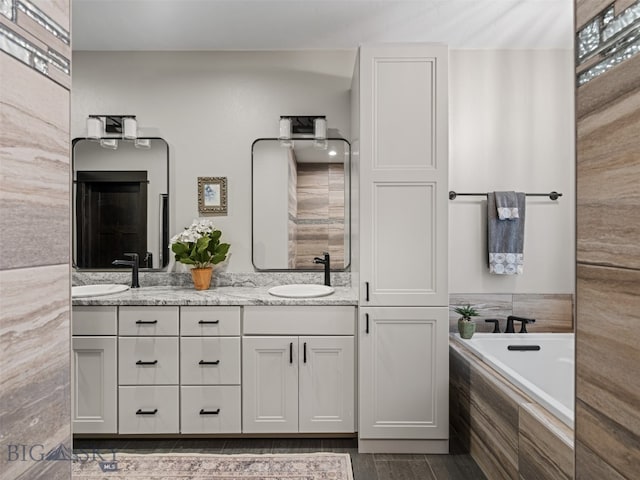 449 Minni Hall Rd, Bozeman, MT 59715 - full bath featuring double vanity and a garden tub