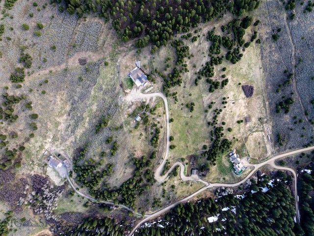 449 Minni Hall Rd, Bozeman, MT 59715 - aerial view of property and surrounding area with rural landscape and a desert landscape