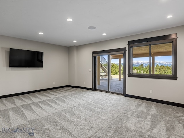 449 Minni Hall Rd, Bozeman, MT 59715 - carpeted spare room with recessed lighting and baseboards