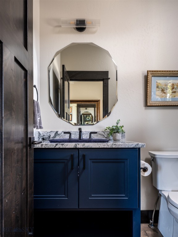 449 Minni Hall Rd, Bozeman, MT 59715 - half bath with toilet and vanity
