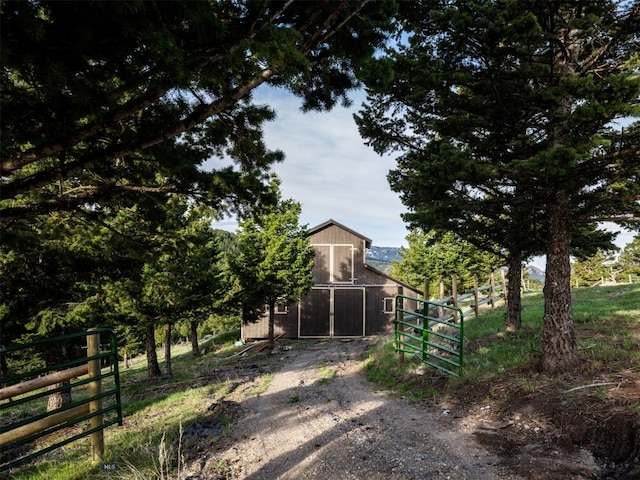 449 Minni Hall Rd, Bozeman, MT 59715 - view of yard with a barn and an outbuilding