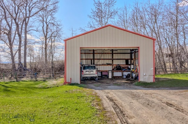 185 Elk Creek Rd N, Wilsall, MT 59086 - view of pole building