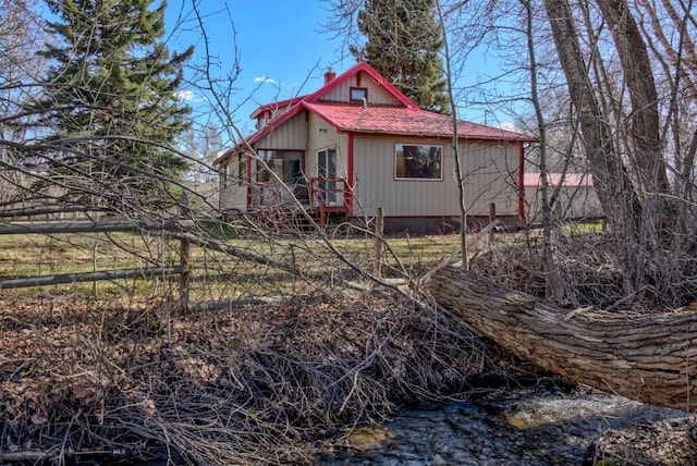 185 Elk Creek Rd N, Wilsall, MT 59086 - view of front of property featuring a chimney