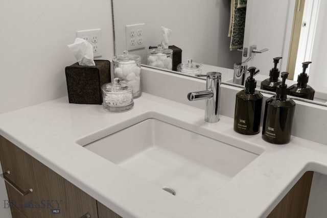 bathroom view of a sink