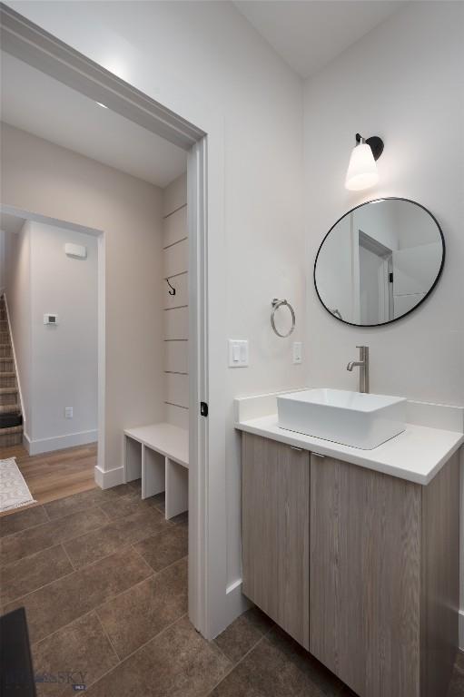 3030 Autumn Grove St Unit C, Bozeman, MT 59718 - bathroom featuring vanity and baseboards