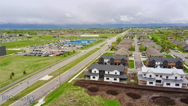 aerial perspective of suburban area