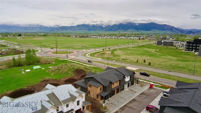 aerial view of mountains