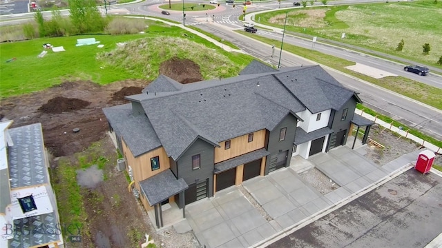 view from above of property