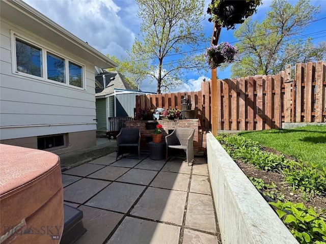 205 E Chinook St, Livingston, MT 59047 - view of patio featuring fence