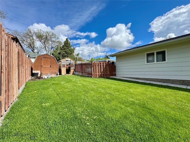205 E Chinook St, Livingston, MT 59047 - view of yard with a storage shed and an outdoor structure