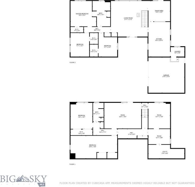 601 N C St, Livingston, MT 59047 - floor plan / room layout