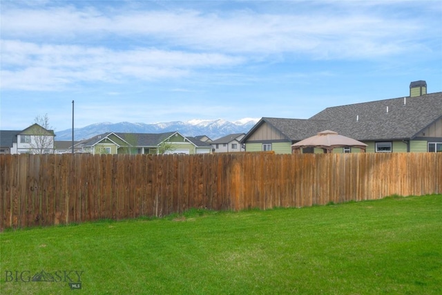 1510 Ingomar Blvd, Belgrade, MT 59714 - view of yard with a mountain view and a residential view