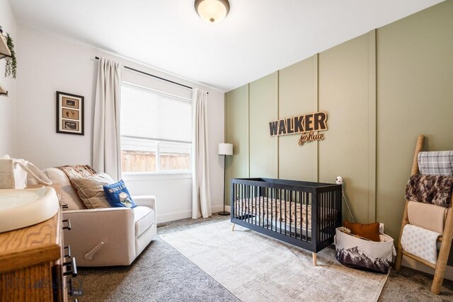 1506 Wild Bill Way, Belgrade, MT 59714 - bedroom featuring carpet floors and a crib