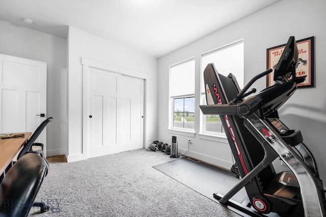 1506 Wild Bill Way, Belgrade, MT 59714 - workout area with baseboards and carpet floors