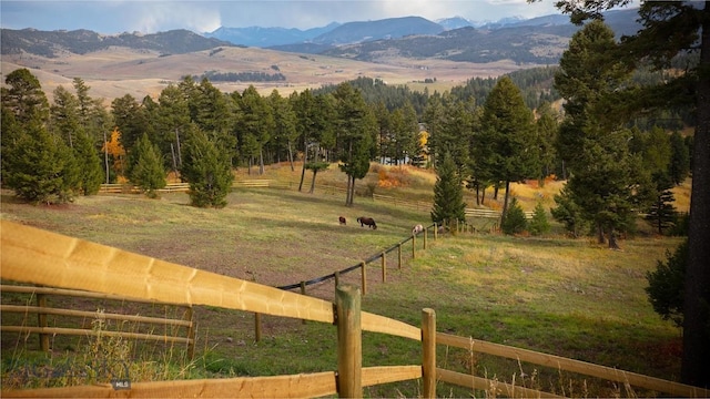 1220 Green Valley Way, Bozeman, MT 59715 - view of mountain backdrop with a heavily wooded area