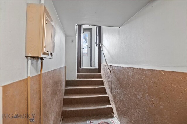 view of stairs