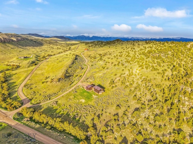 94 Rock Castle Rd, Manhattan, MT 59741 - aerial view of mountains