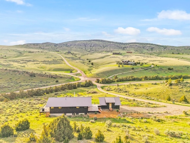 94 Rock Castle Rd, Manhattan, MT 59741 - aerial view of sparsely populated area featuring mountains