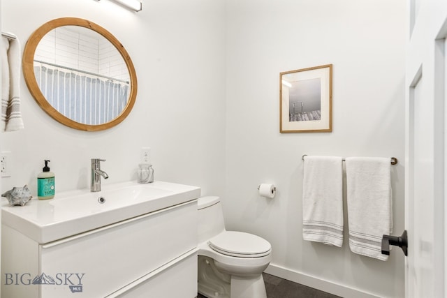 94 Rock Castle Rd, Manhattan, MT 59741 - bathroom featuring vanity and a shower with shower curtain