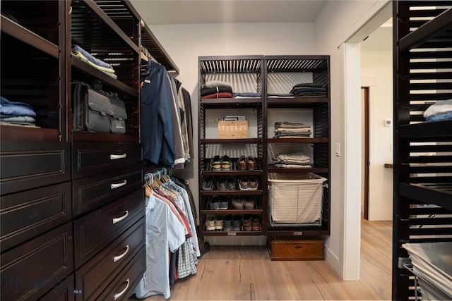 17450 Wilson Creek Rd, Gallatin Gateway, MT 59730 - spacious closet featuring wood finished floors