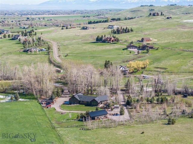 17450 Wilson Creek Rd, Gallatin Gateway, MT 59730 - aerial view of property's location with rural landscape