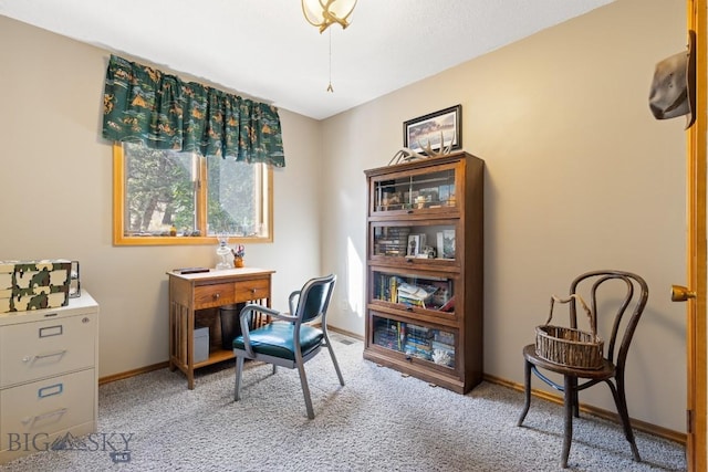 486 Jardine Rd, Jardine, MT 59030 - office featuring carpet flooring and baseboards