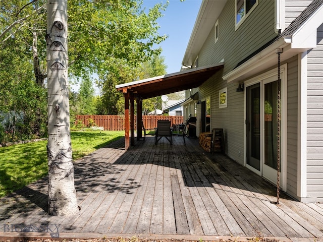 507 Flathead Ave, Bozeman, MT 59718 - view of wooden terrace