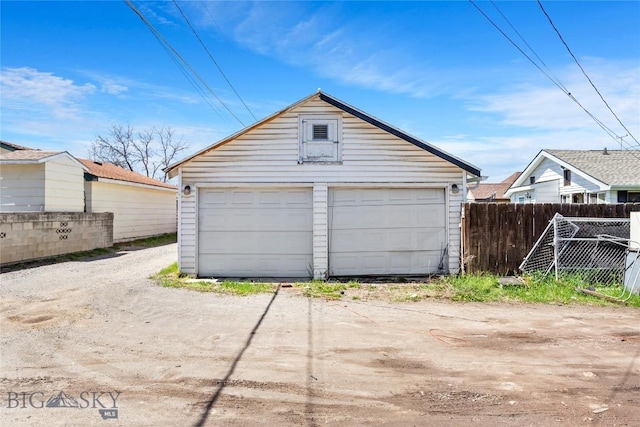 1408 Dewey Blvd, Butte, MT 59701 - view of detached garage