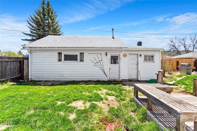 1408 Dewey Blvd, Butte, MT 59701 - rear view of house with roof with shingles