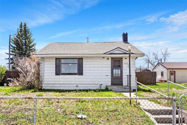 1408 Dewey Blvd, Butte, MT 59701 - view of front of property with a chimney