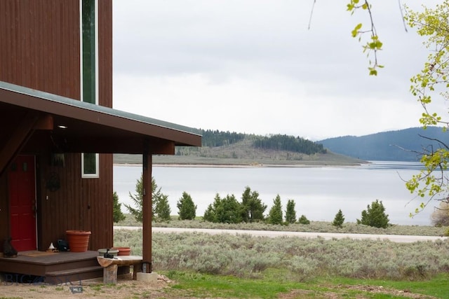 202 Beach Dr, West Yellowstone, MT 59758 - water view featuring a mountainous background