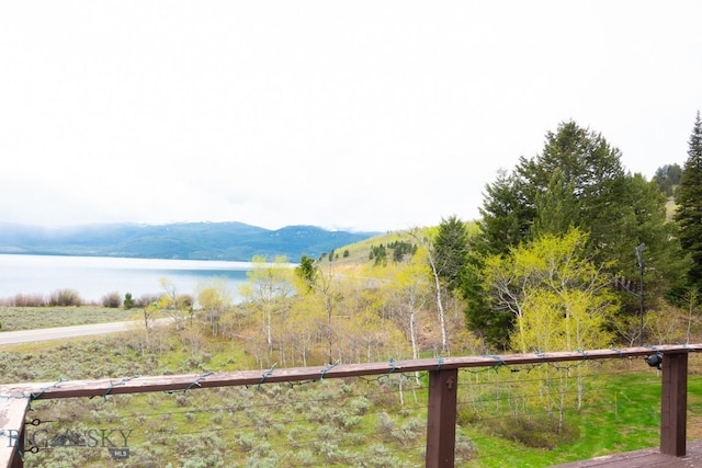 202 Beach Dr, West Yellowstone, MT 59758 - water view with a mountainous background