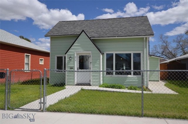 314 S Dakota St, Dillon, MT 59725 - view of front of home featuring a gate and roof with shingles