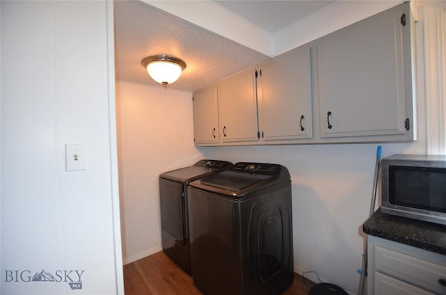 314 S Dakota St, Dillon, MT 59725 - washroom featuring independent washer and dryer and dark wood-style floors