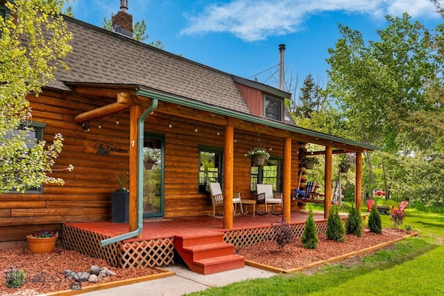 25 Big Chief Trl, Bozeman, MT 59718 - view of wooden porch