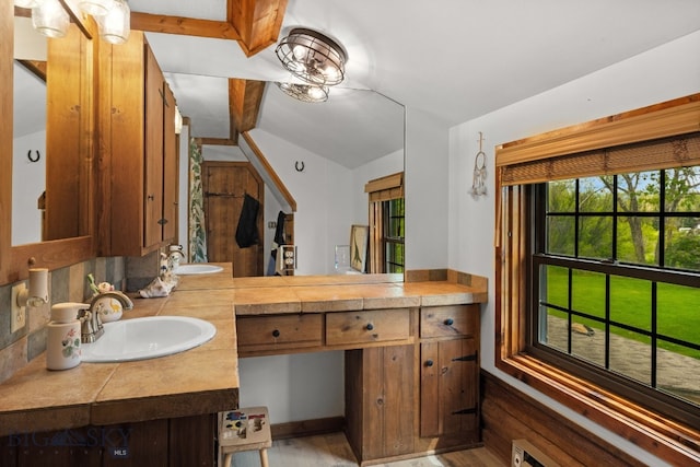 25 Big Chief Trl, Bozeman, MT 59718 - full bath with double vanity and wood finished floors