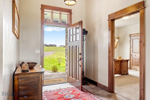 43 Lewis Dr, Three Forks, MT 59752 - foyer featuring light colored carpet