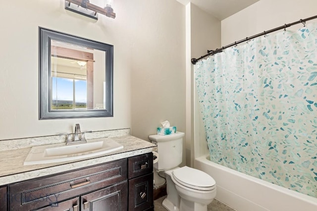 43 Lewis Dr, Three Forks, MT 59752 - bathroom featuring toilet, vanity, and shower / tub combo with curtain
