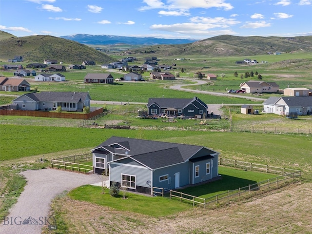 6 Wild Rye Pl, Three Forks, MT 59752 - aerial perspective of suburban area featuring a mountain backdrop