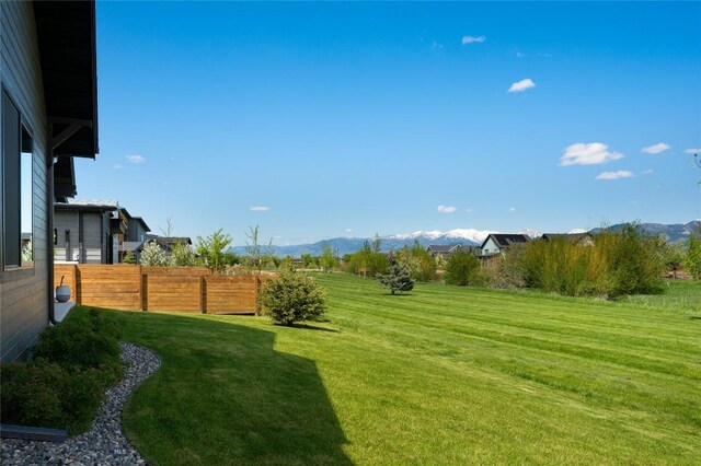 1510 Windrow Dr, Bozeman, MT 59718 - view of yard with a mountain view