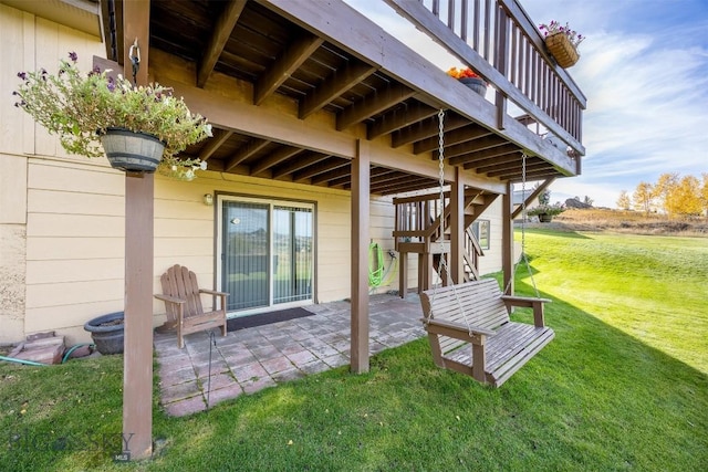 34 Mammoth, Butte, MT 59701 - view of patio / terrace with stairs