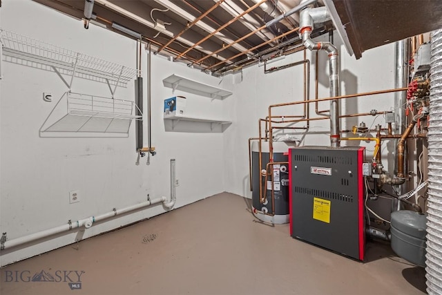 34 Mammoth, Butte, MT 59701 - utilities with water heater and a heating unit
