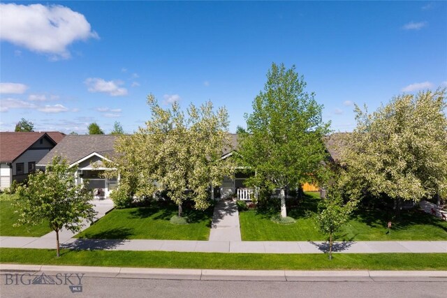 1079 N Cottonwood Rd, Bozeman, MT 59718 - view of property hidden behind natural elements featuring a front yard