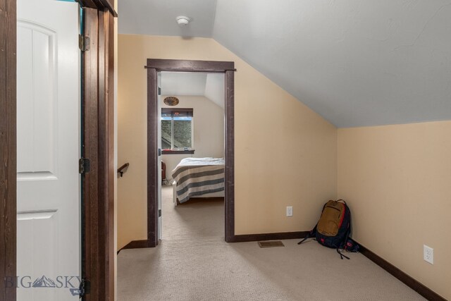 2472 Milkhouse Ave, Bozeman, MT 59718 - additional living space featuring lofted ceiling, carpet flooring, and baseboards